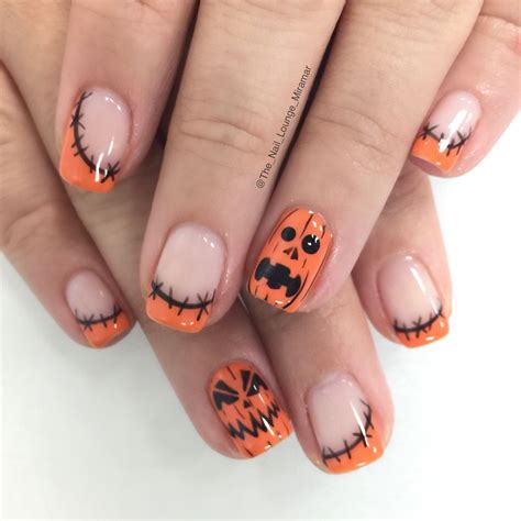 acrylic halloween nail designs|cute easy halloween nail designs.